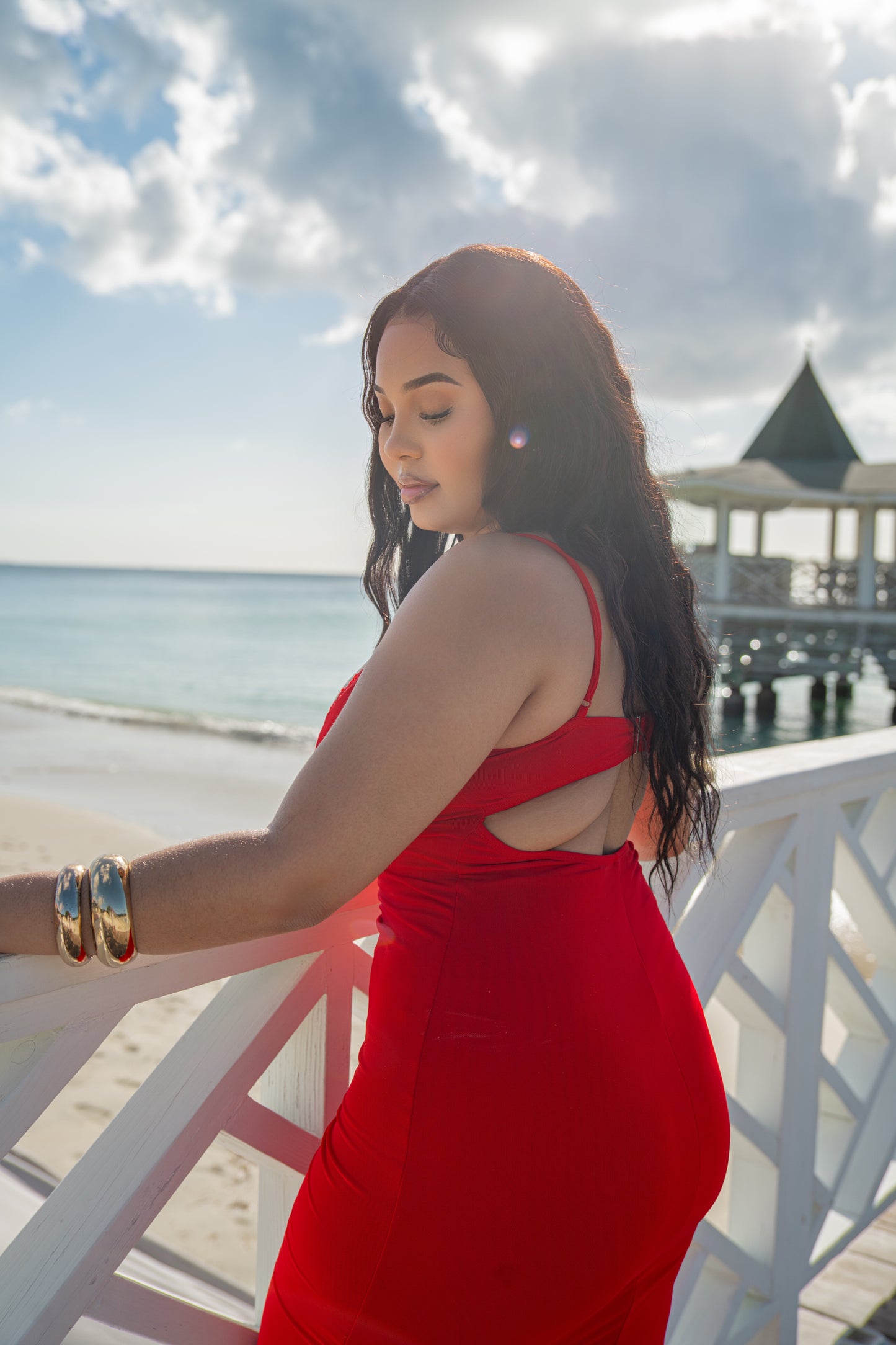 Island Petunia Luxe Maxi Dress