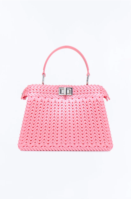 Vacation Season Jelly Satchel Bag - Pink