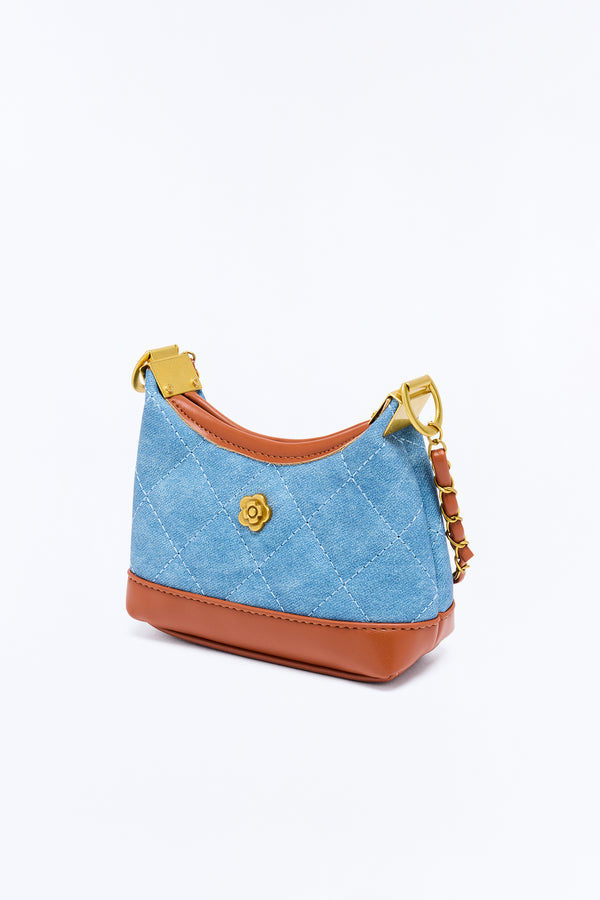 Love On The Run Crossbody Bag - Denim