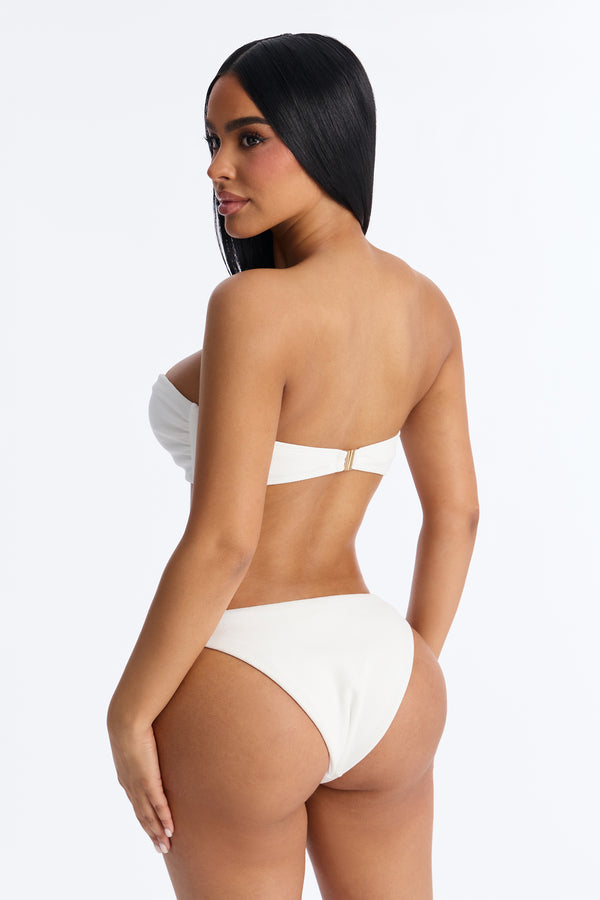 Liora Hardware 3 Piece Bikini Set - White