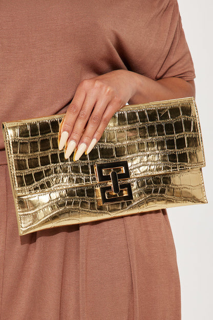Nicole Clutch - Gold