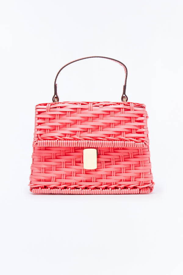 Beach Club Ready Satchel Bag - Pink