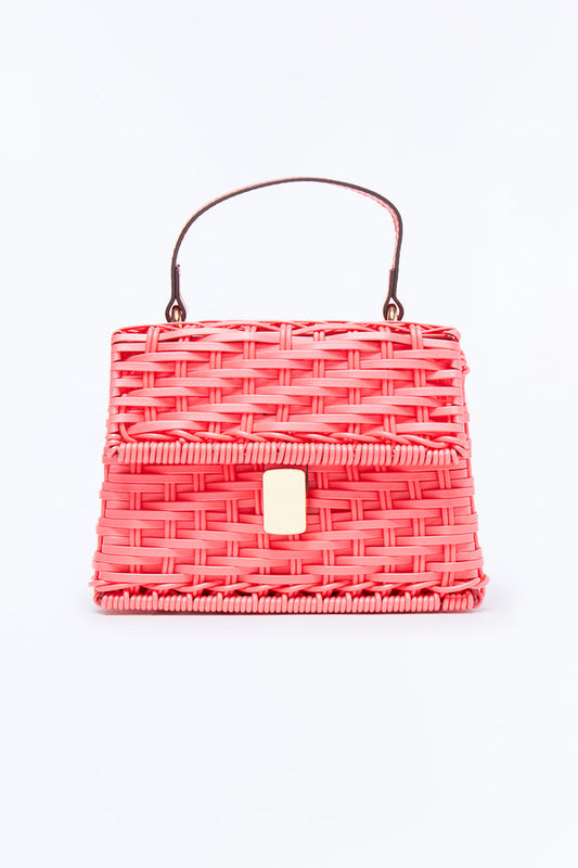 Beach Club Ready Satchel Bag - Pink