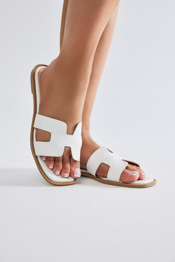 Lillie Sandals - White