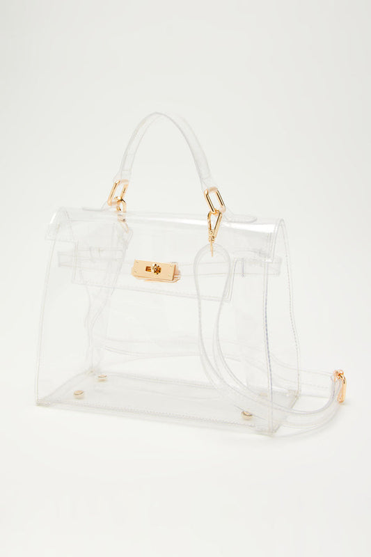 The Perfect Match Handbag - Clear