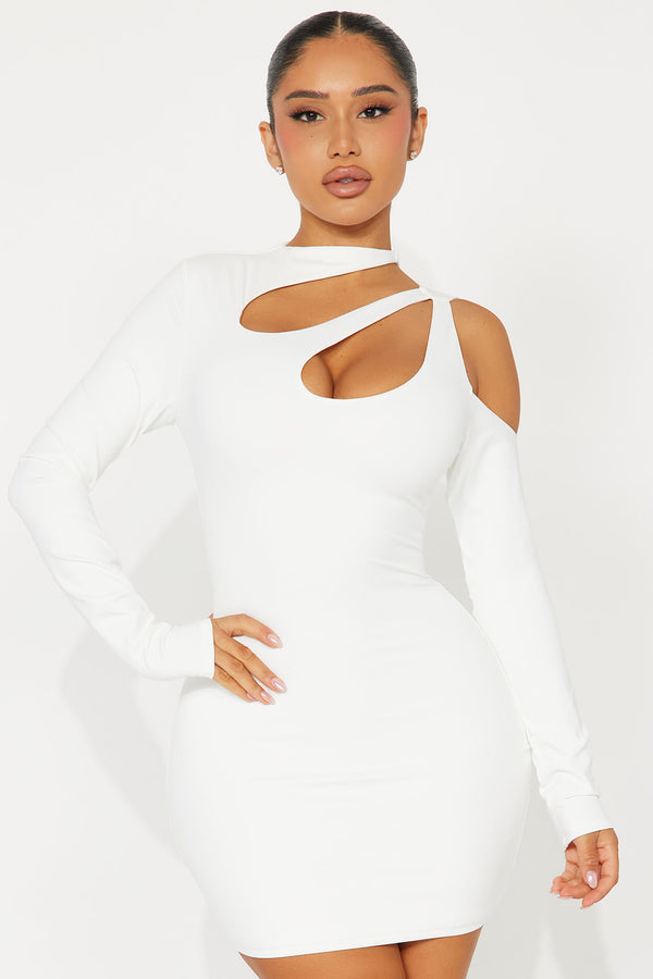 Sculpt Jojo Micro Mini Dress White