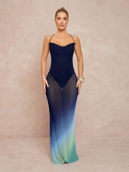 Midnight Fade Elegante Dress
