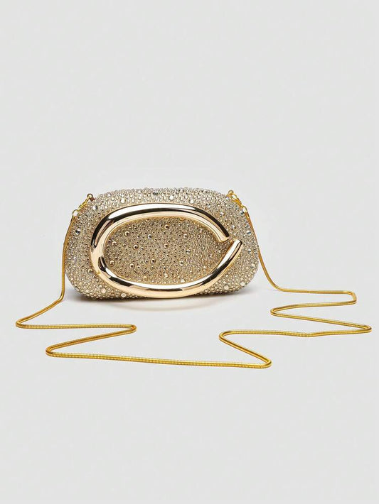 Gold Acrylic Clutch
