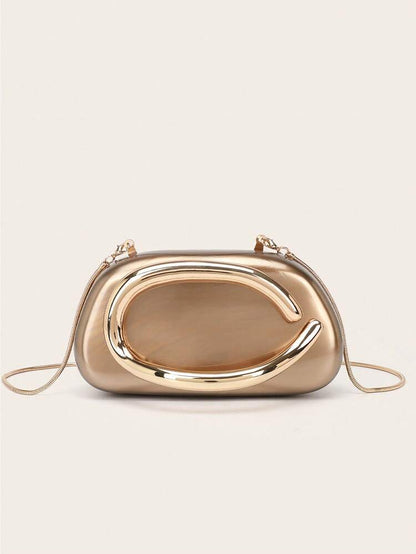 Gold Acrylic Clutch
