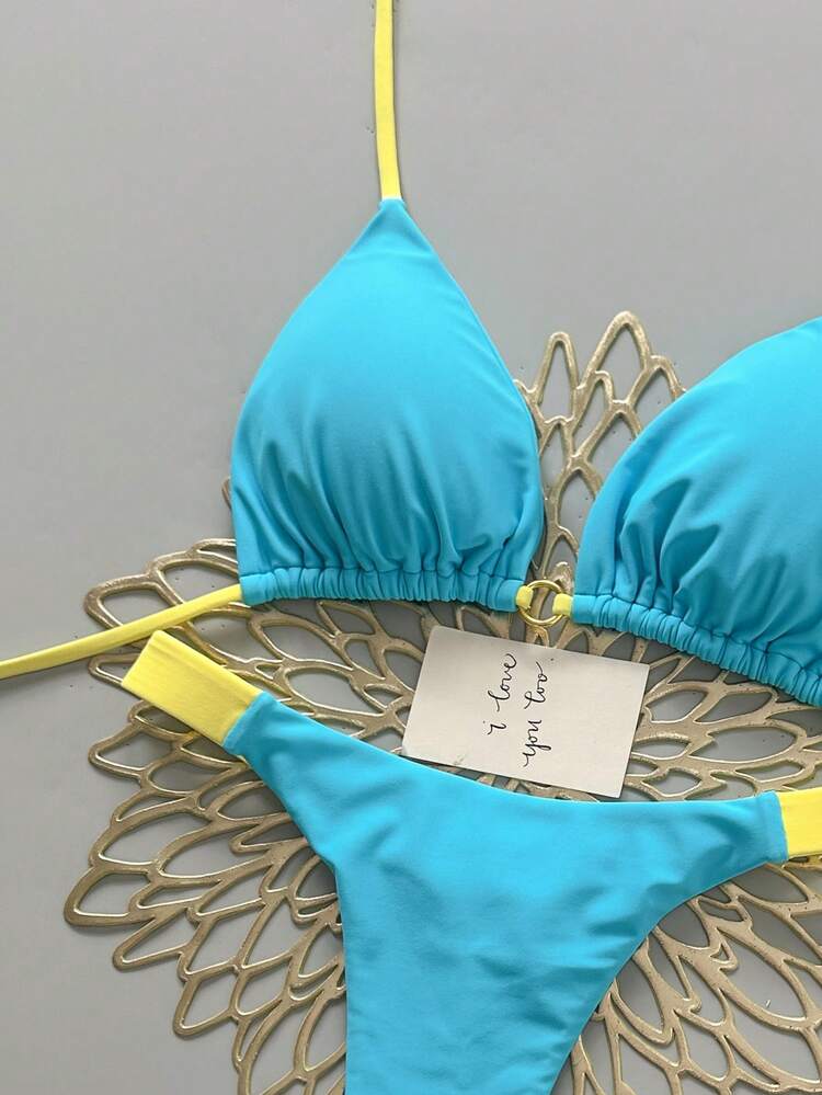 Azure Crush Bikini Set - Baby Blue