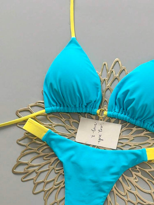 Azure Crush Bikini Set - Baby Blue