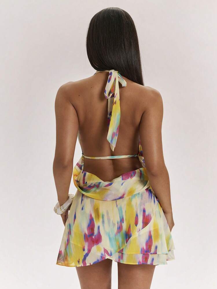 Multicolor Stripe Maxi Dress