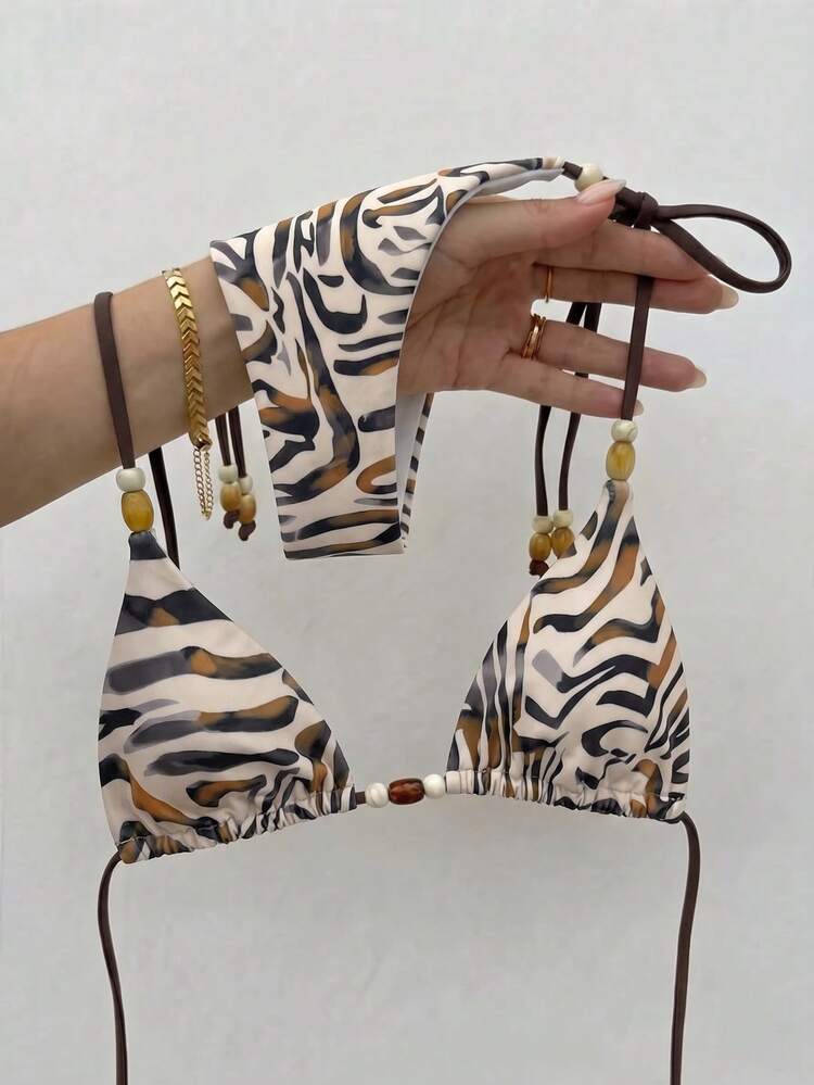 Wild Escape Asymmetric Bikini - Multicolor