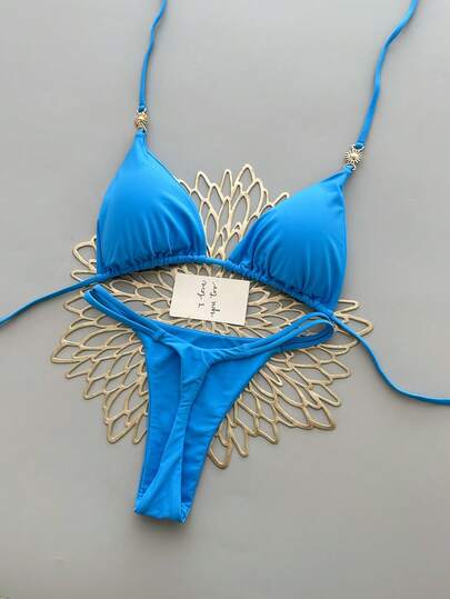 Off Duty Bikini Set - Blue
