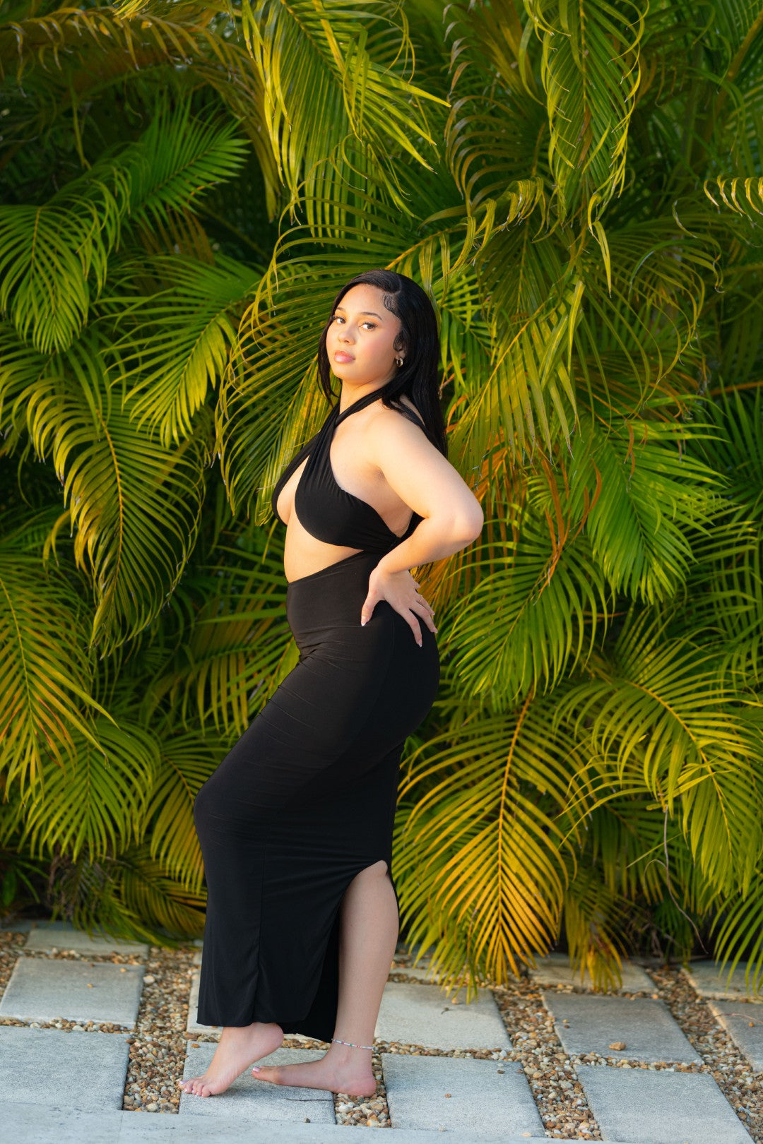 Midnight Eclipse Long Dress