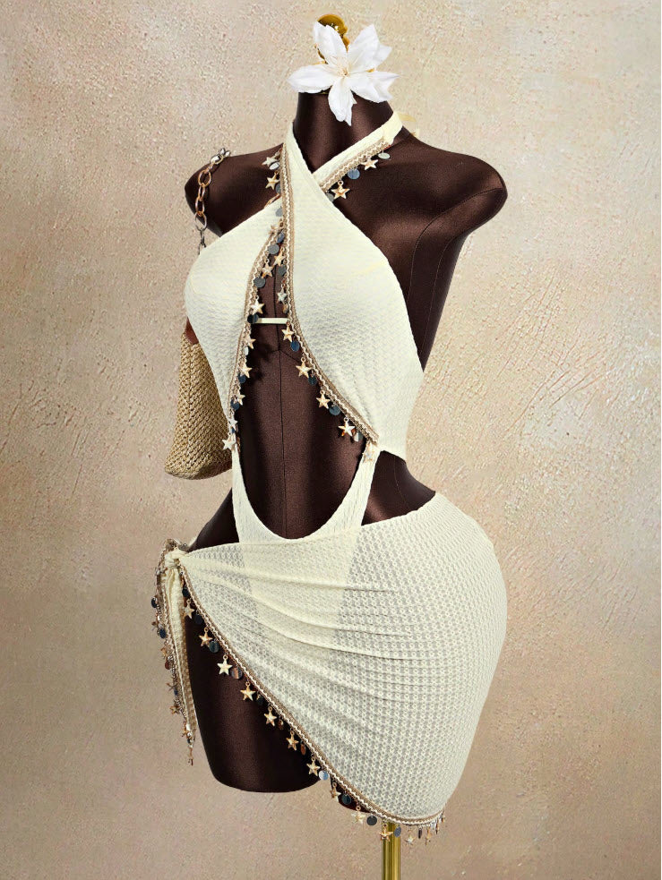 Coral Tide Swimwear - Beige