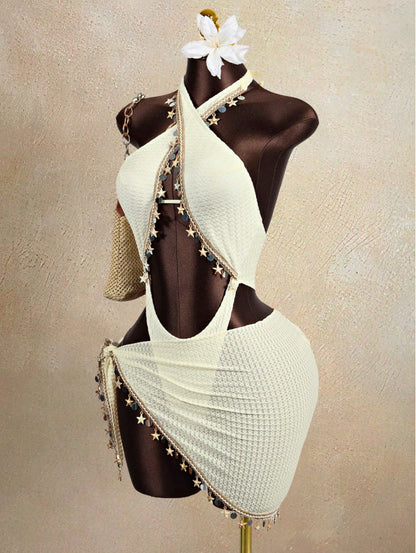 Coral Tide Swimwear - Beige