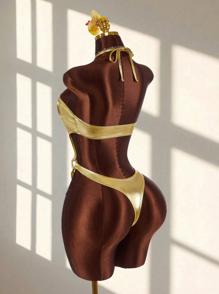Golden Palm Swimwear - Gold