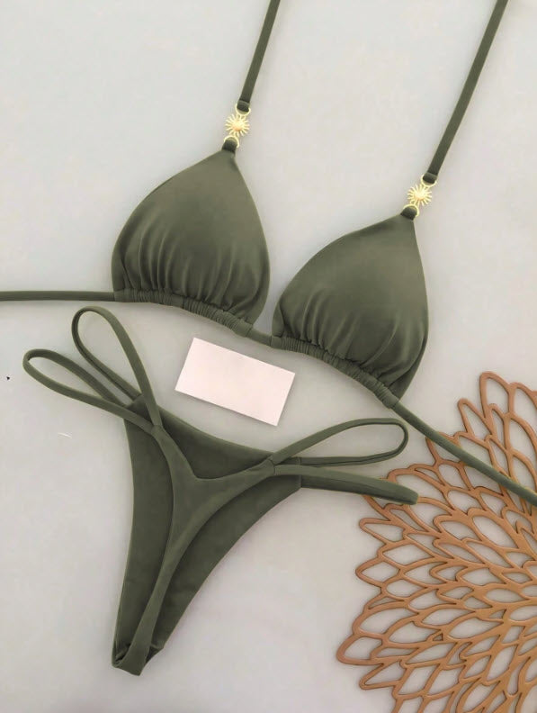 Storm Muse Bikini Set - Dark Grey
