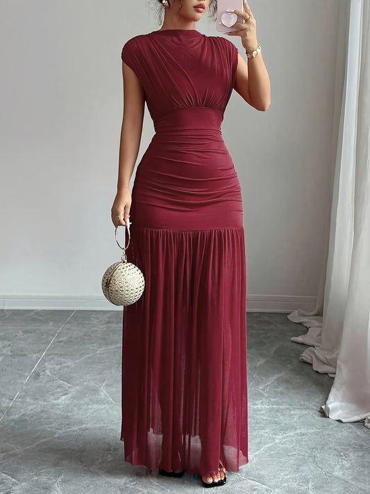 Fitted evening sheath Maxi Dress