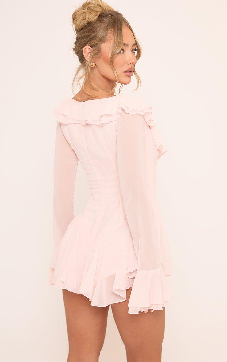 Off The Shoulder Play Suit In Pink