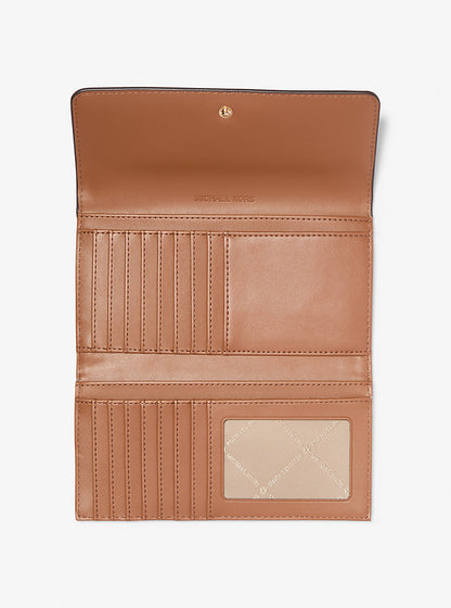 Jet Set Trifold Wallet (Brown)