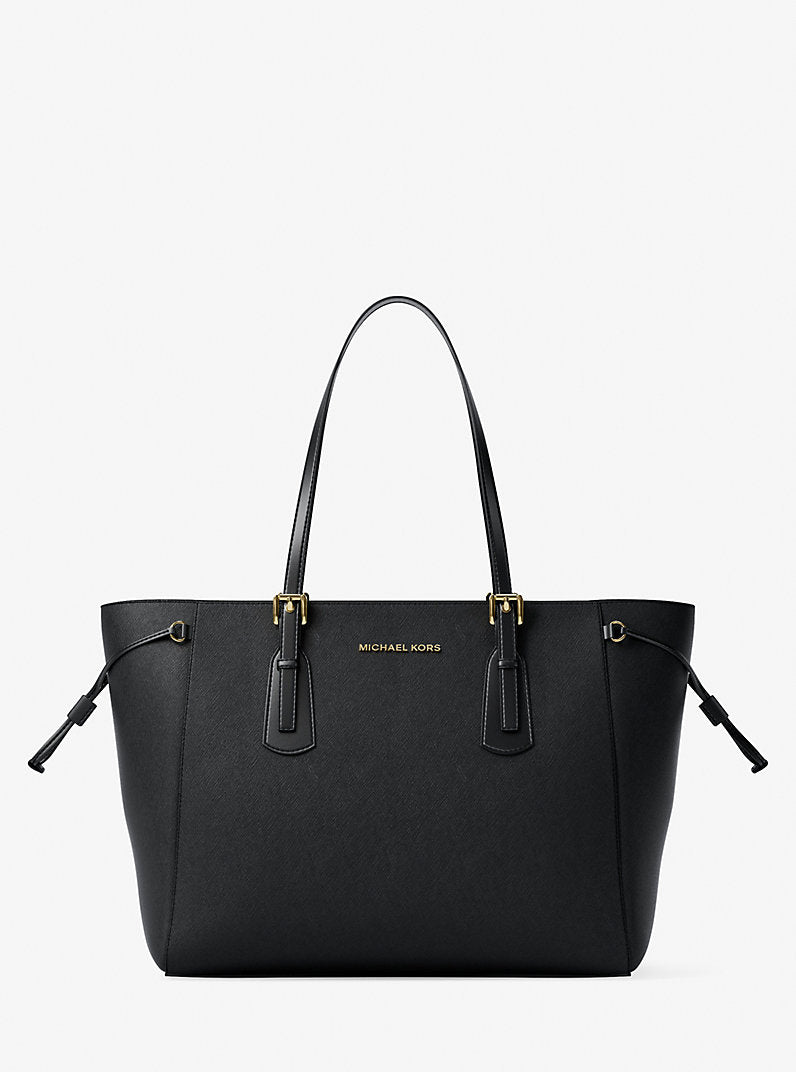 Voyager Saffiano Tote (Black)