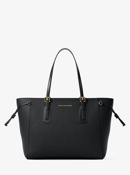 Voyager Saffiano Tote (Black)