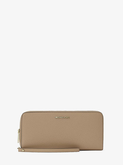 Jet Set Travel Large Logo Continental Wristlet - Camel