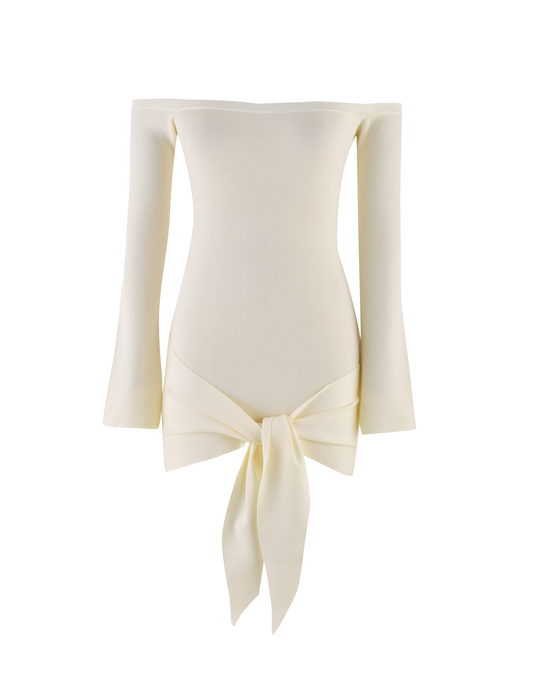 Cypress Dress - White Cream