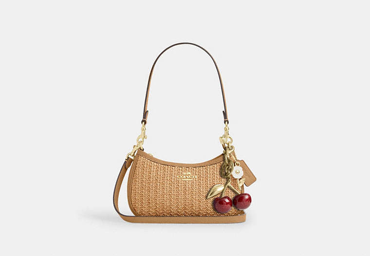 Coach Teri Mini Straw Bag - Ivory