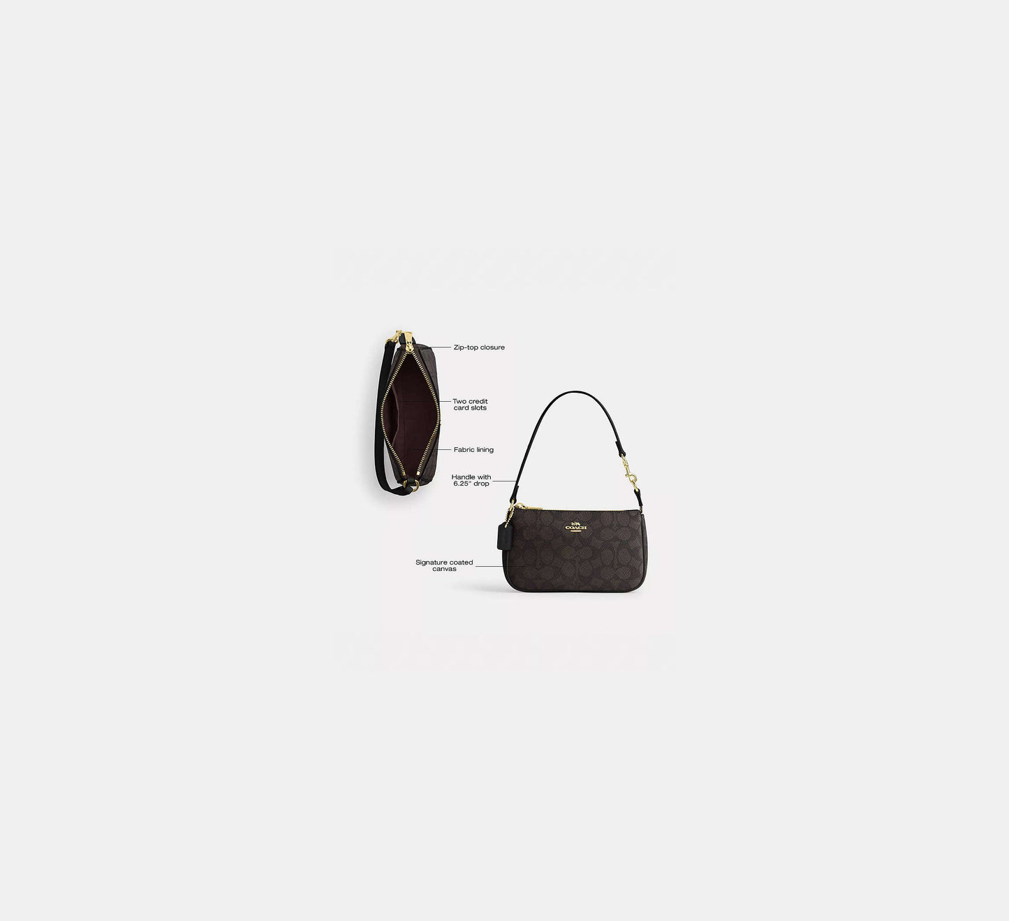 Coach Nolita 19 Signature Canvas Bag - Khaki