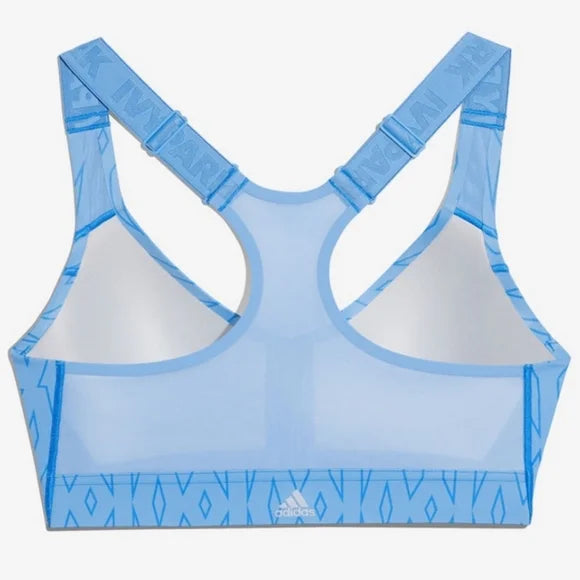 Ivy Park Monogram Print Zip Sports Bra