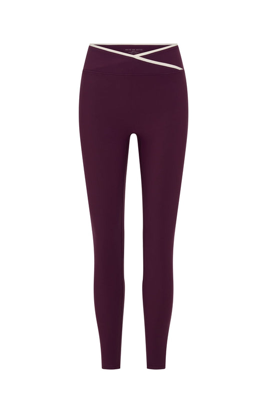 Form Leggings - Plum Cream
